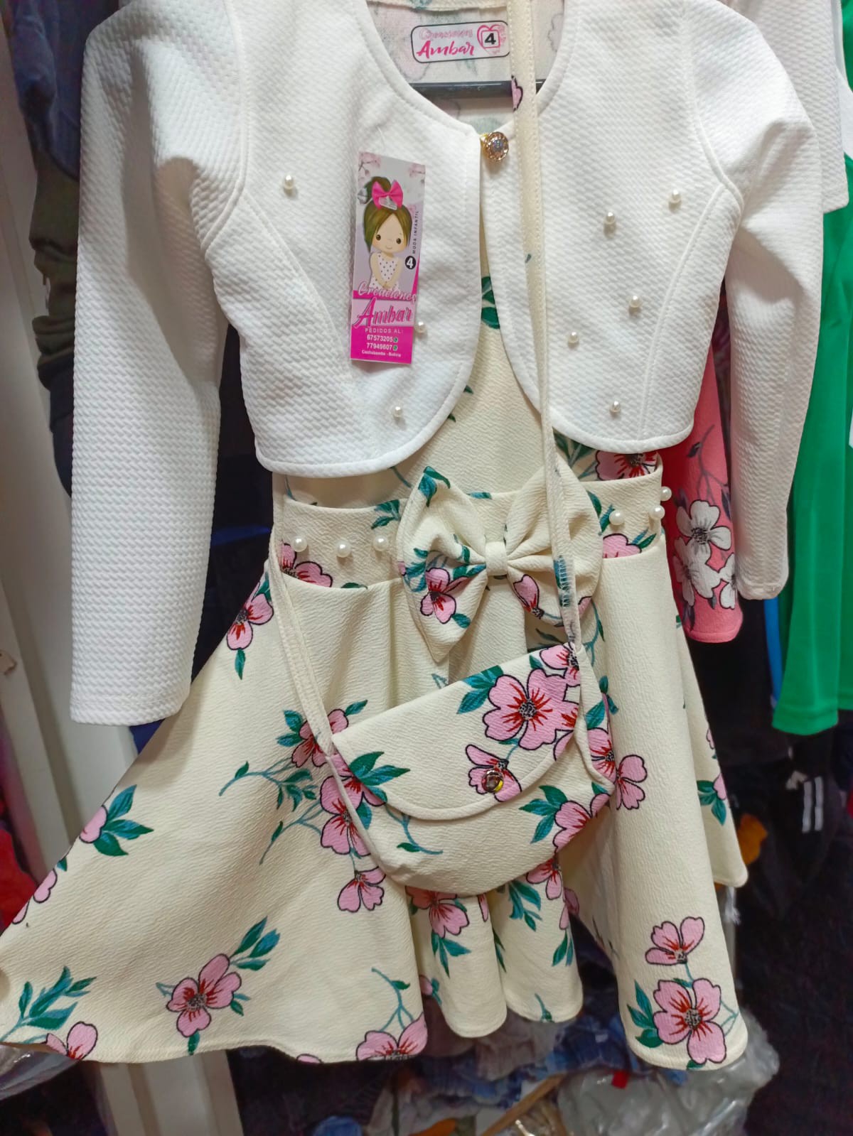 Vestido Nena 3 Piesas - Imagen 2