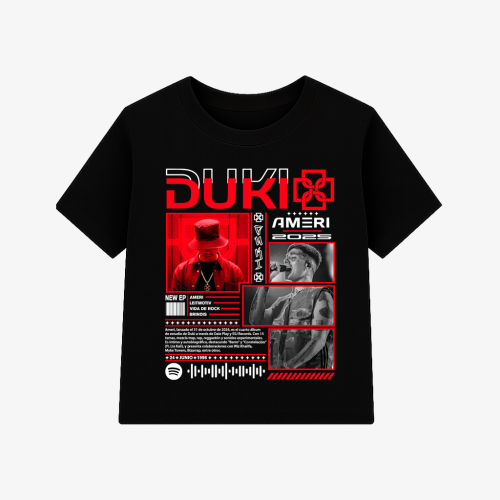 Remera Duki con Estampa de Calidad