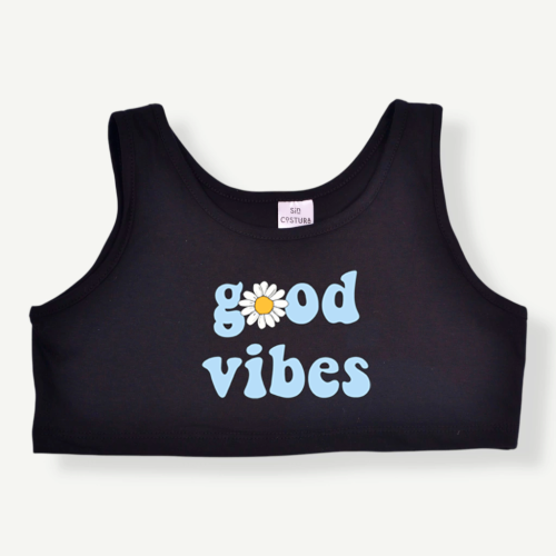 Top Good Vibes de Algodon