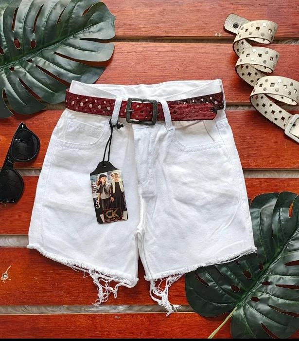 Bermuda Baggy Mom Blanco Nene