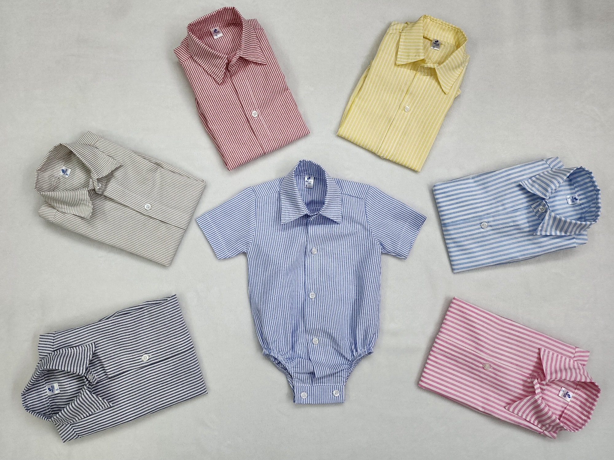 Body Camisas Rayada de Bebé - Imagen 4