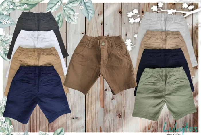 Bermuda Corte Chino de Gabardina [bebé]


-