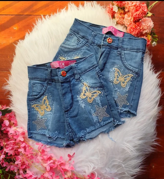 Short Elastizado C/brillos Nena
