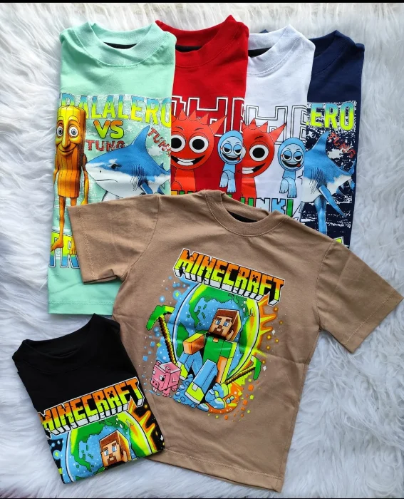 Remera/corta de Algodón  Nene