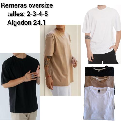 Remeras Oversize Lisas