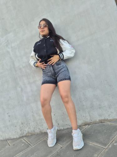 Short Nevado con Piedreria