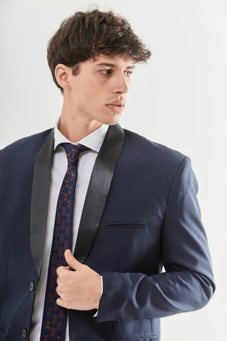 Traje Smoking de Hombre Cuello Francés