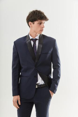 Traje Smoking de Hombre  Azul Marino - Miniatura 2