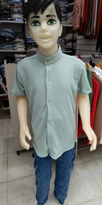 Camisa Wafle Manga Corta