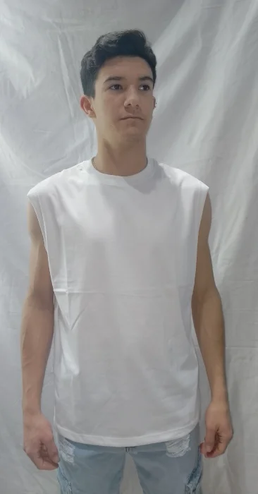 Musculosa Oversize Algodón