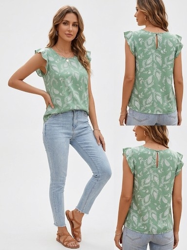 Blusa de Lino Cey Estampado - Imagen 2