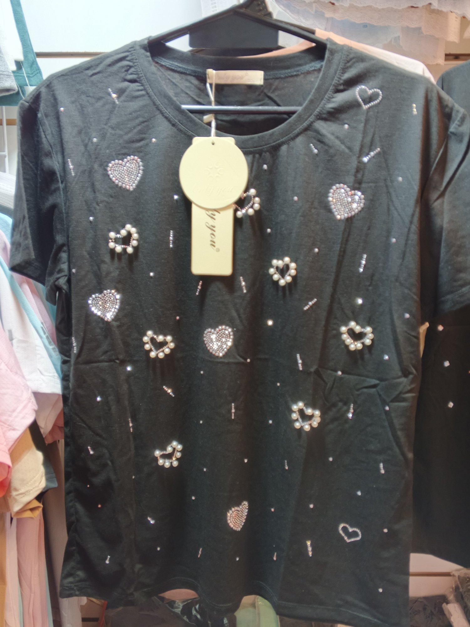 Remeras con Brillos Importadas - Imagen 2