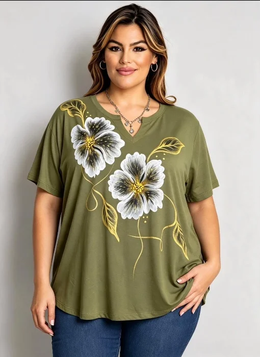 Remera Cuello Mao/artesanal