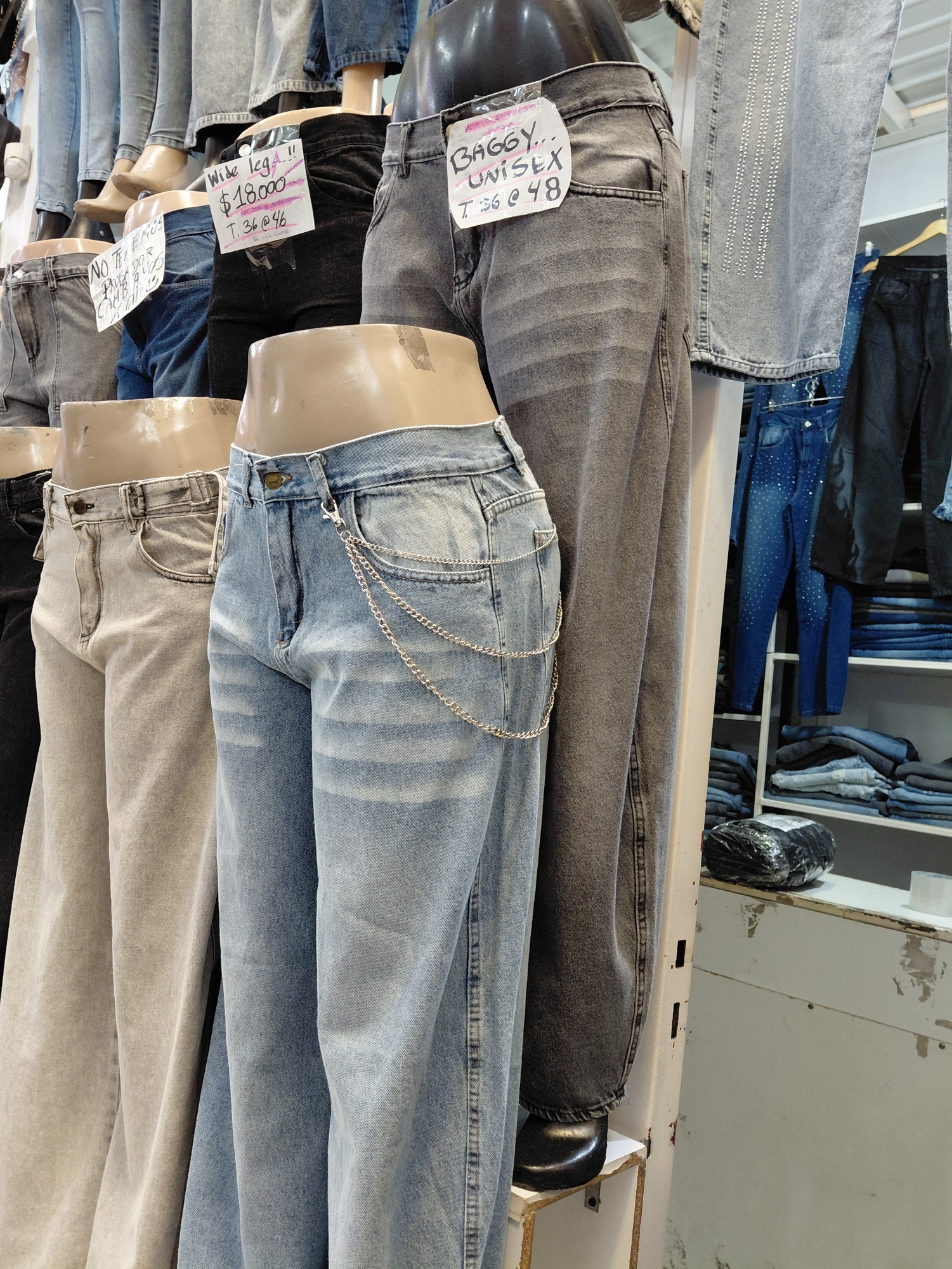 Baggy Jeans Tiro Medio - Imagen 3