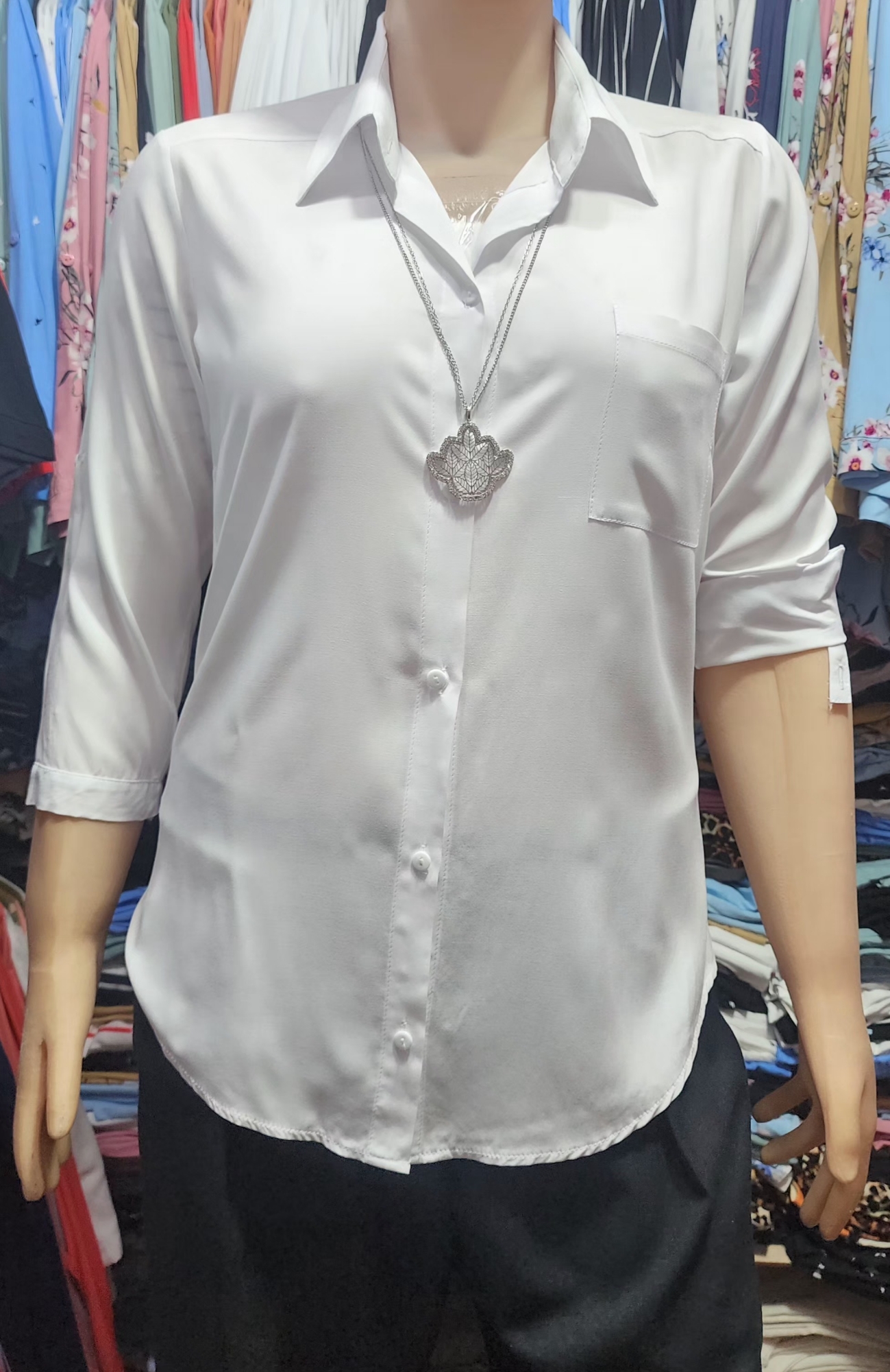 Camisas Lisas Mangas 3/4 - Imagen 2