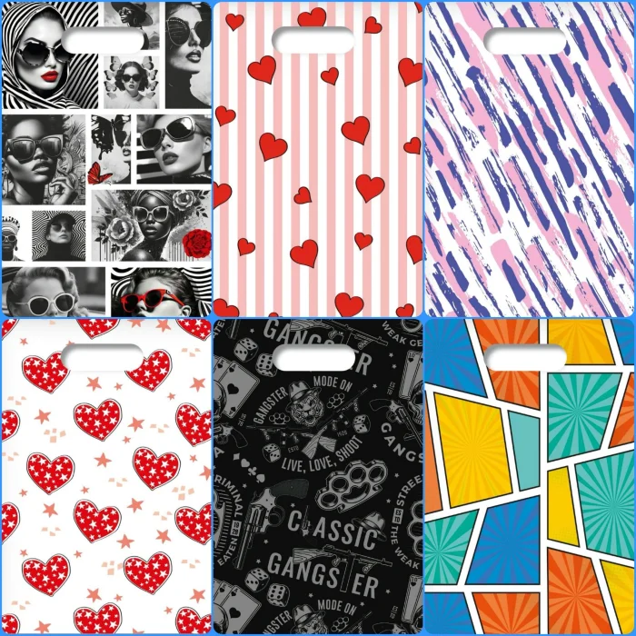 Bolsas de Riñon ×50 Unidades, Doble Cara Estampada de Mejor Calidad