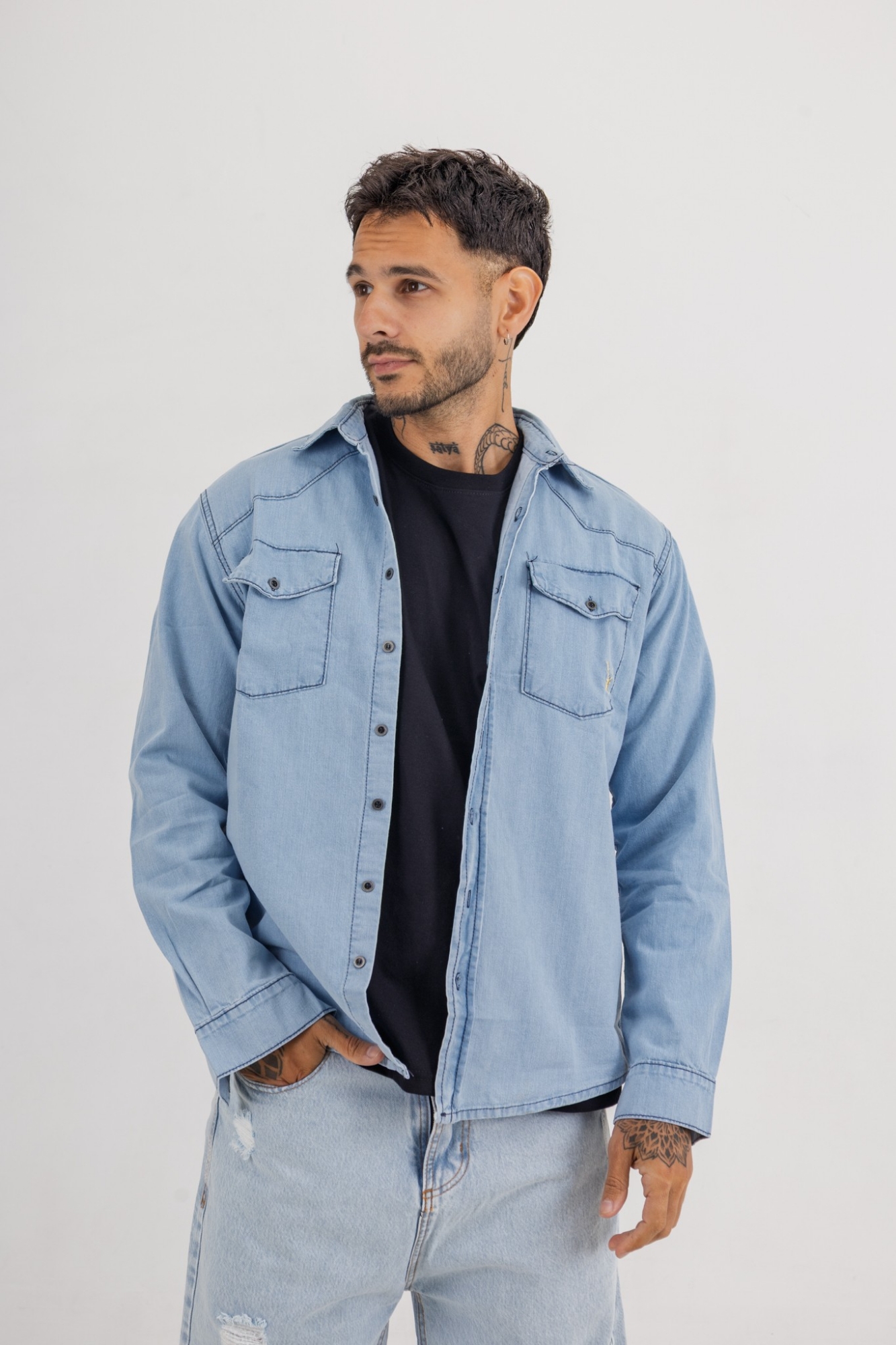 Camisa de Jeans de Hombre - Imagen 3