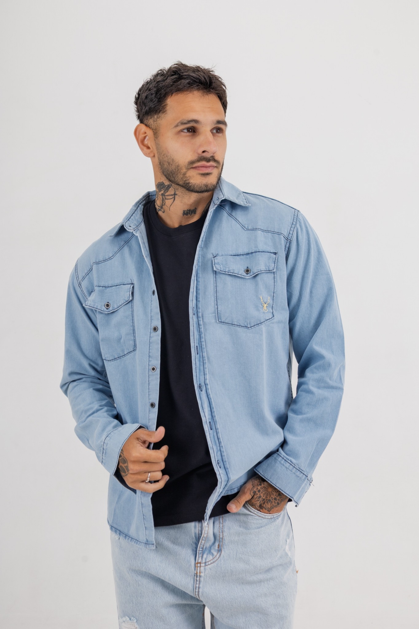 Camisa de Jeans de Hombre - Imagen 5