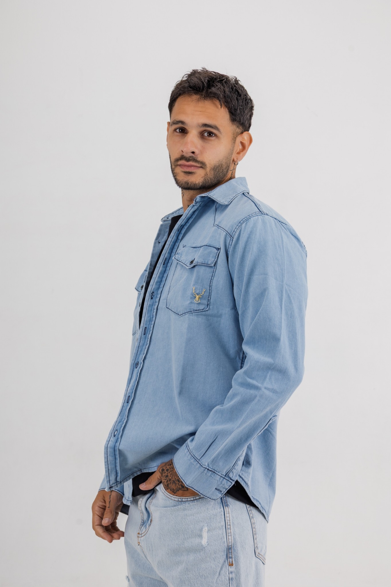 Camisa de Jeans de Hombre - Imagen 6