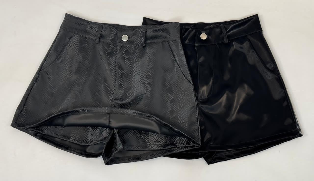Pollera Short Cierre y Botón en Reptil - Imagen 3