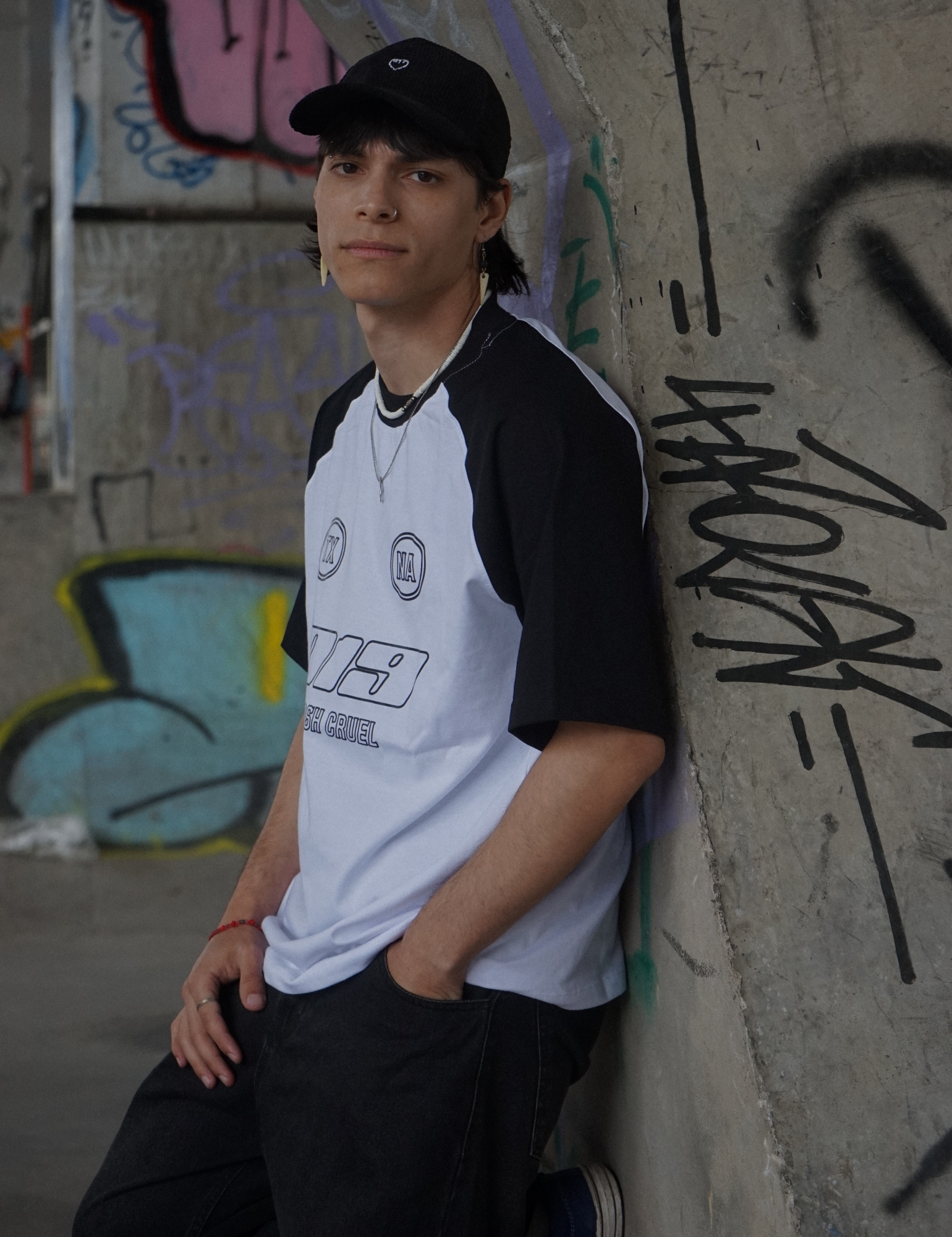 Remera Oversize Manga Ranglan - Imagen 2