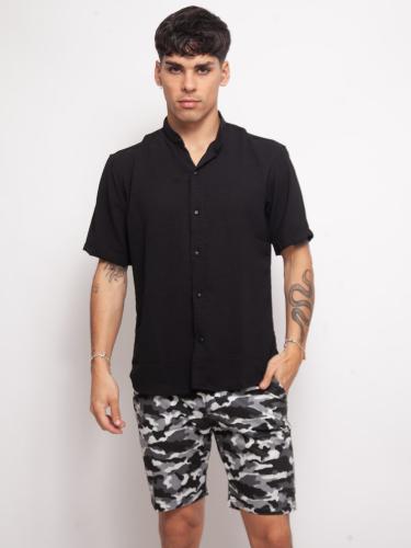 Camisa Lino Cuello Mau