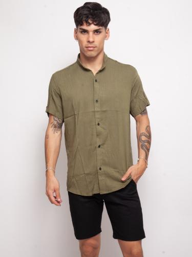 Camisa Lino Cuello Mau - Miniatura 2