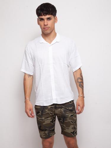 Camisa Lino Cuello Mau - Miniatura 3