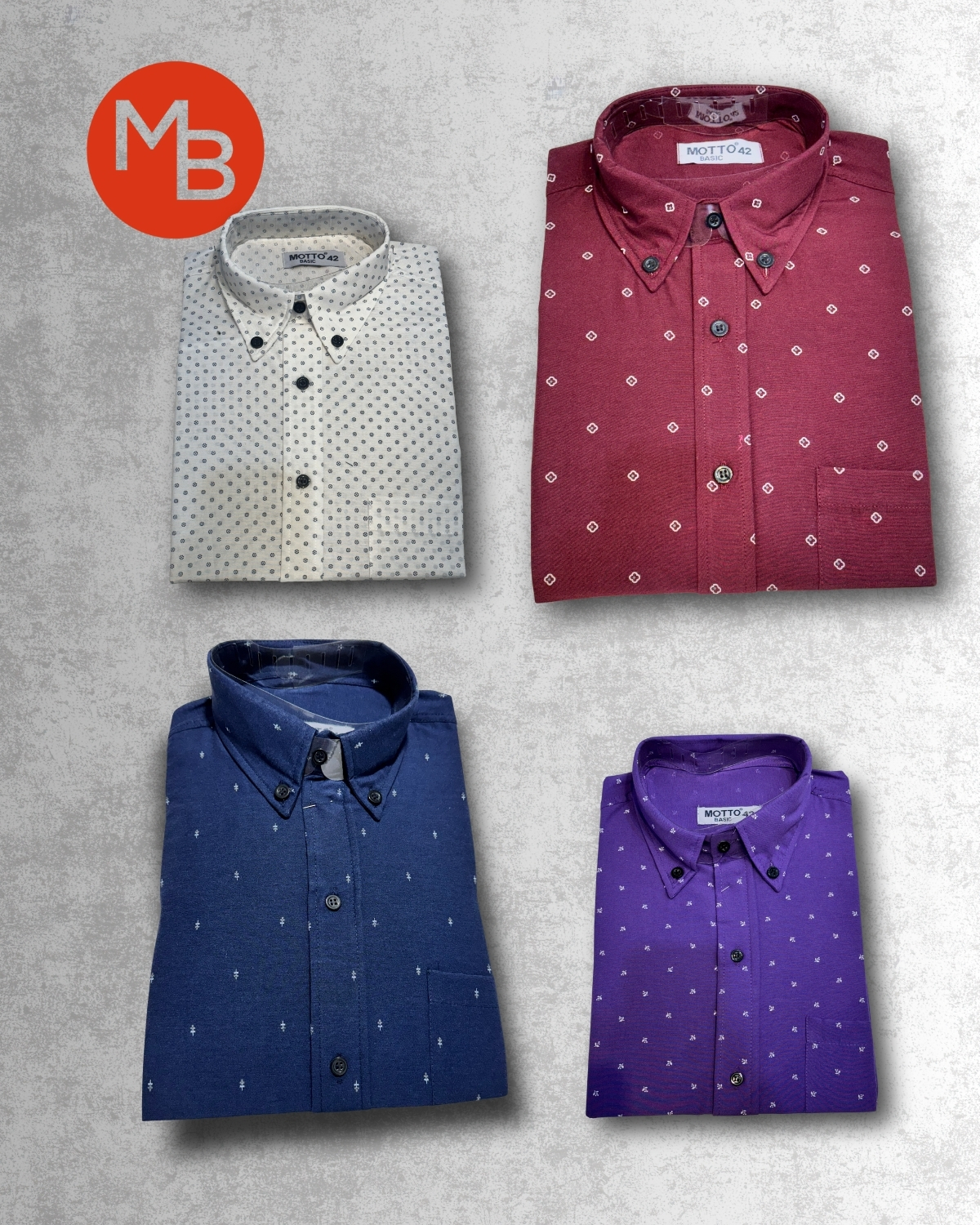 Camisa Clasica Rígida a Pintitas Hombre - 1.jpg