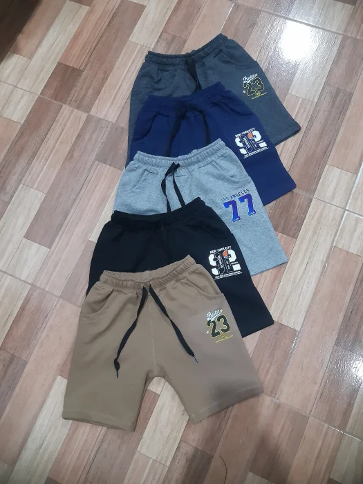 Short Rustico de Niño Estampado Numero