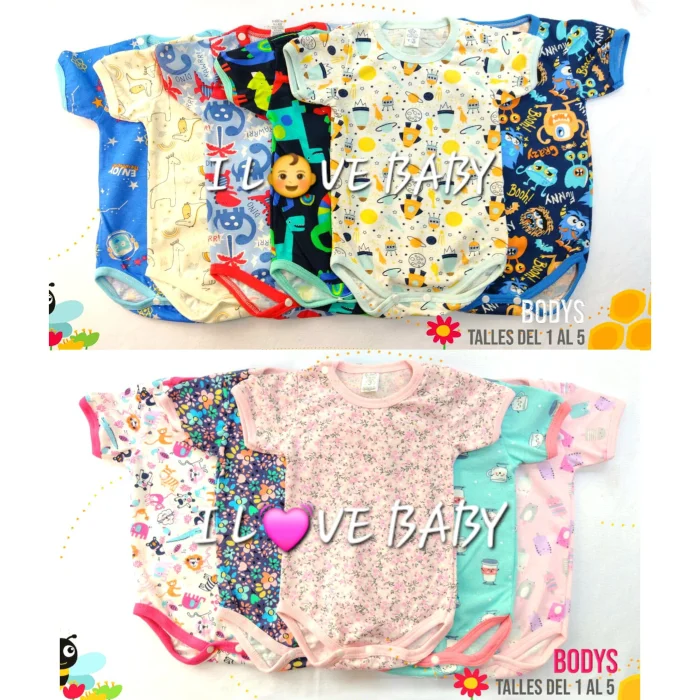 Bodi Manga Corta Jersey