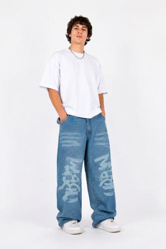 Jean Baggy Hombre Pantalón Largo Ancho Denim Bolsillos Caballero Mayoristas Hotsale