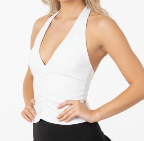 Musculosa con Frunce Microfibra