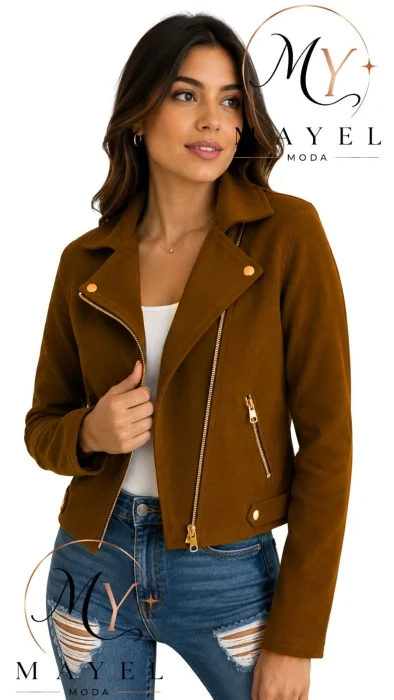 Campera de Gamuza - Chocolate