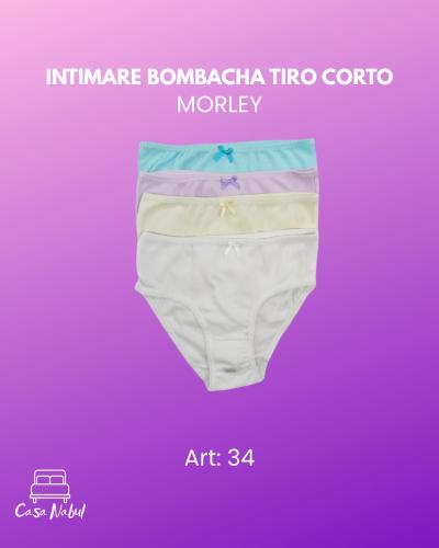 Bombacha Tiro Corto Morley Puro Algodon Intimare
