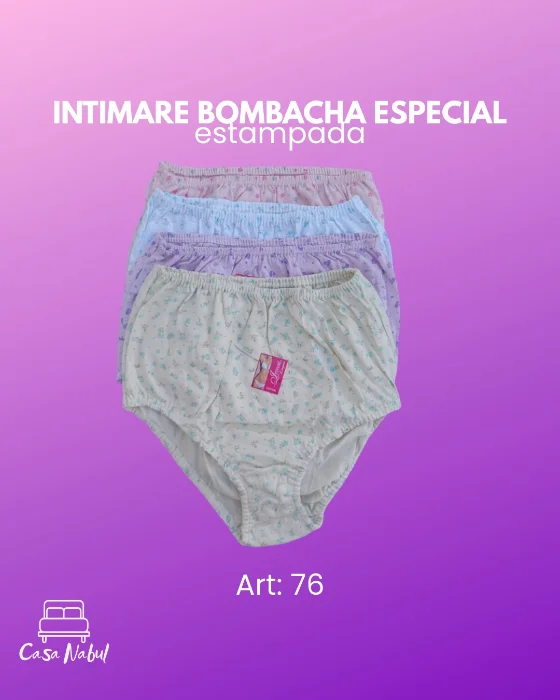 Bombacha Especial Estampado Puro Algodon Intimare