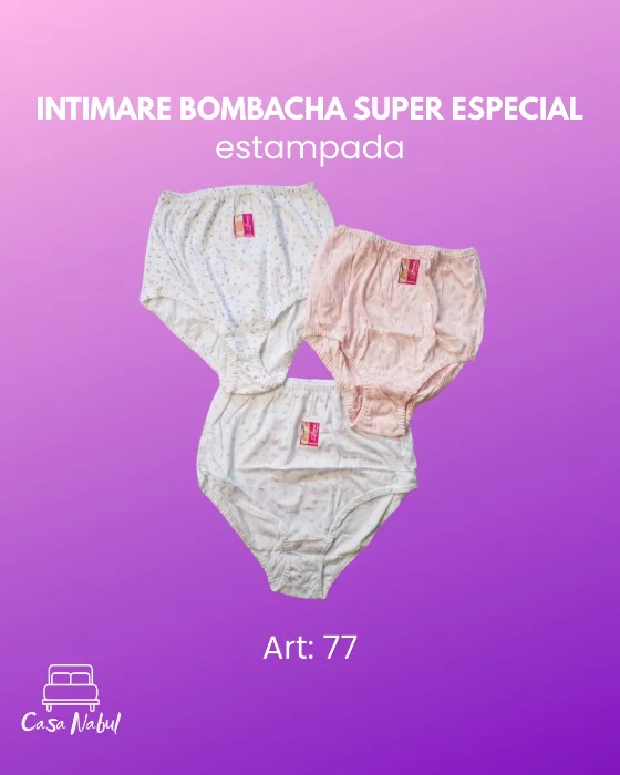 Bombacha Super Especial Estampado Puro Algodon Intimare