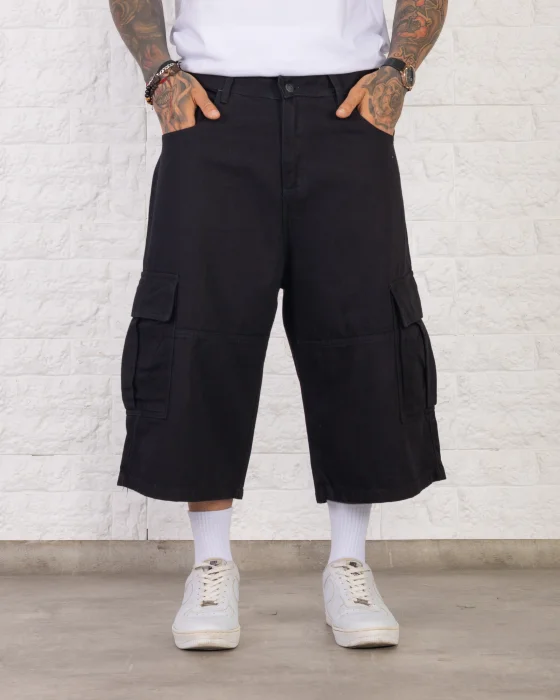 Bermuda Cargo Super Baggy Negro