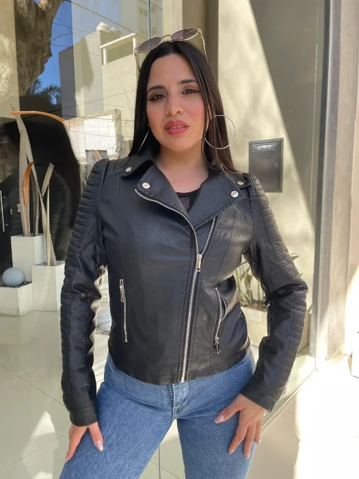 Campera Ecocuero Cruzada