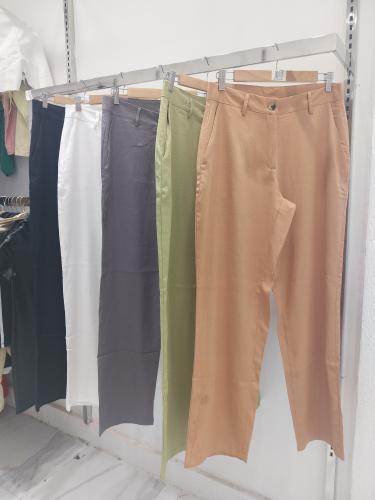 Pantalón  Cesia Lino Sastrero - Miniatura 2