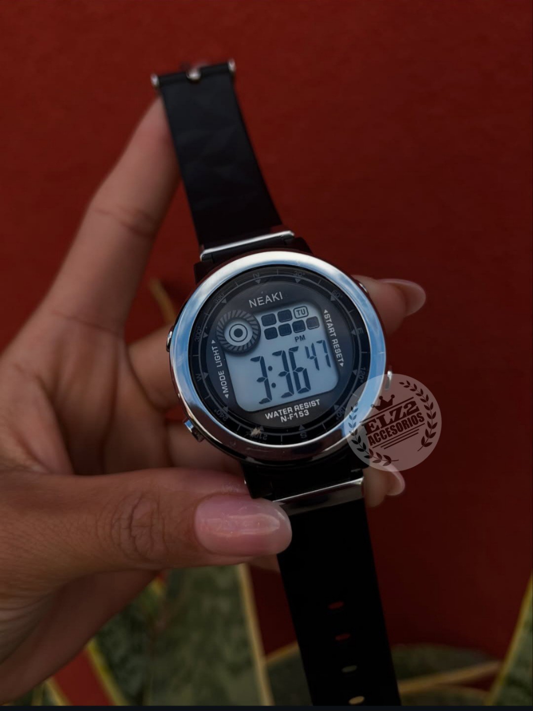 Reloj Deportivo Resistente al Agua con Cronometro y Luz Redondo - Imagen 2