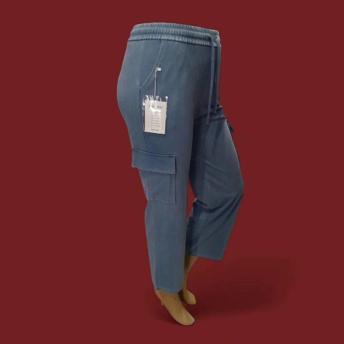 Semi Jeans Palazo Cargo Importado