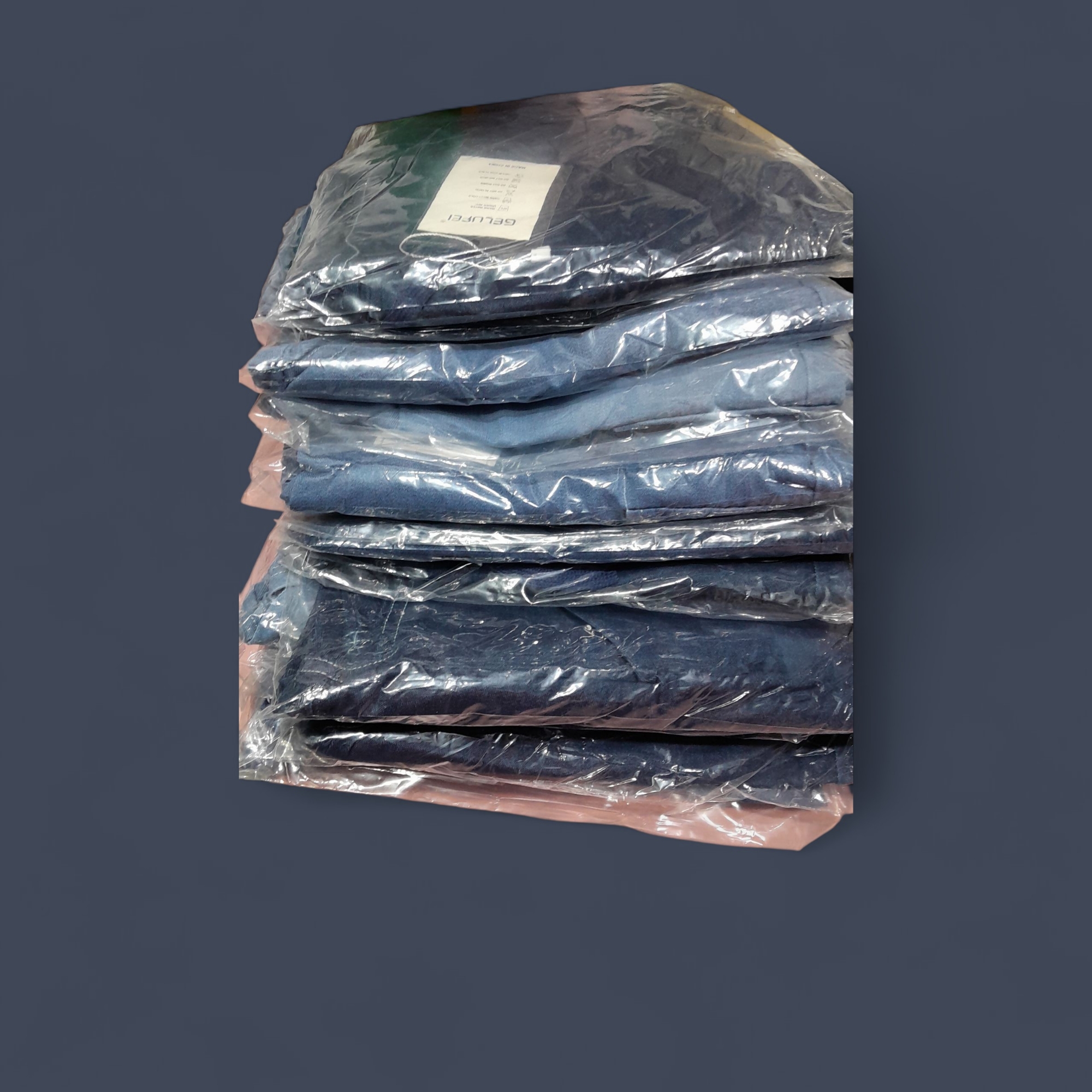 Semi Jeans Palazo Cargo Importado - Imagen 2