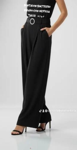 Ingresaron Pantalon Sactrero Palazo  con Hevilla - Miniatura 3