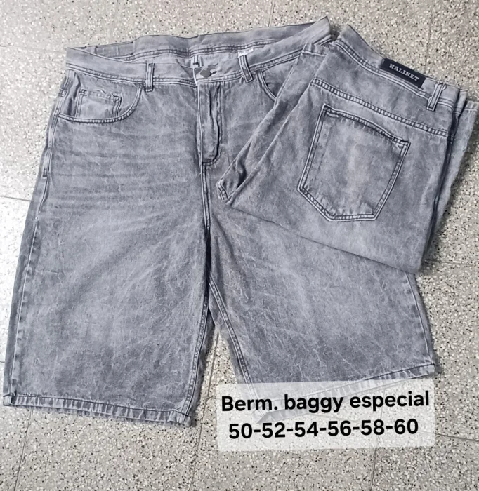 Bermuda Baggy Especial Gris