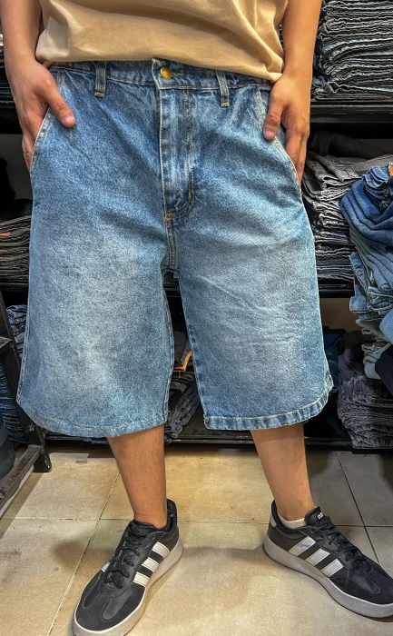 Bermuda Baggy Azul