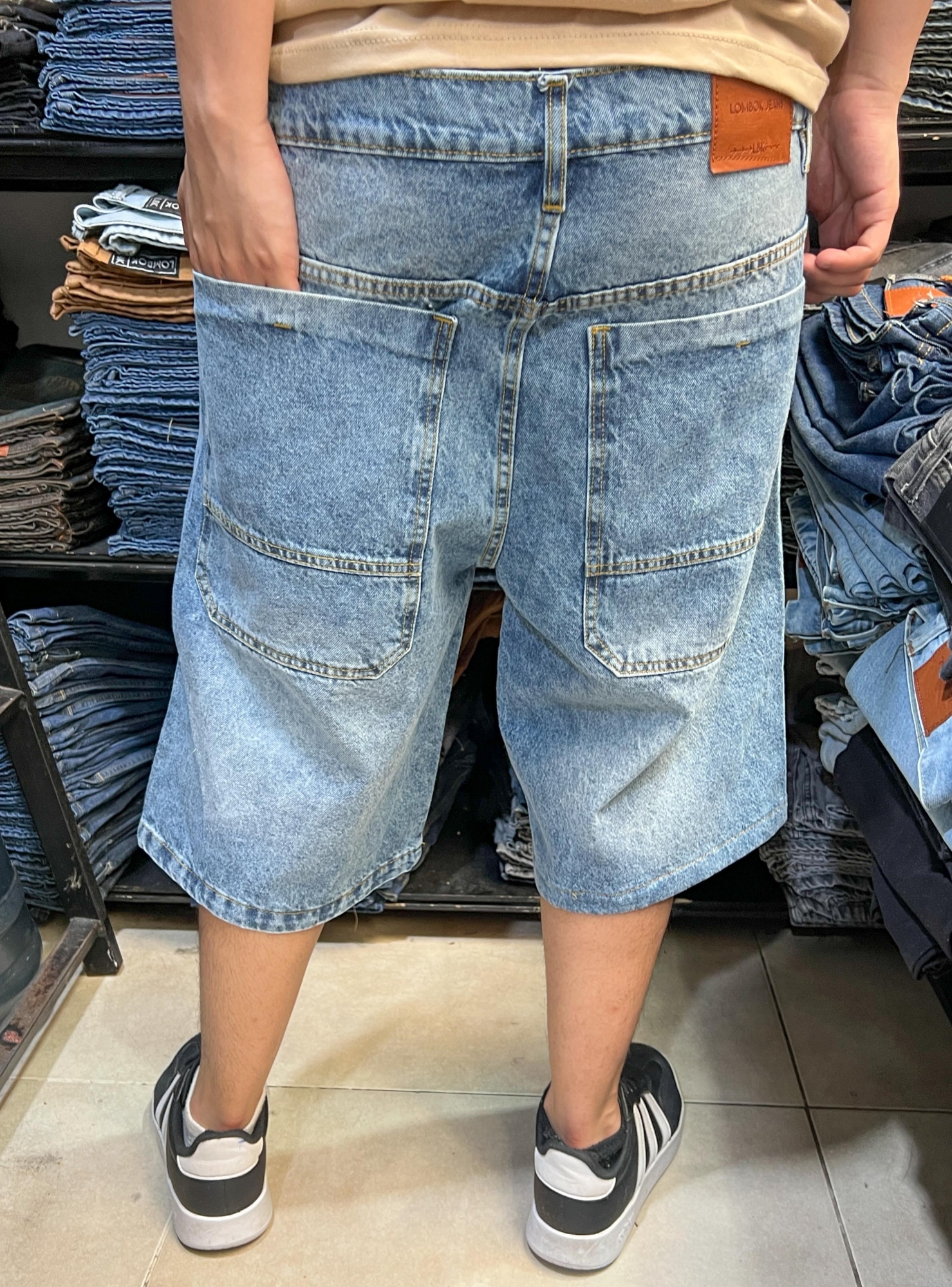 Bermuda Baggy Azul - Imagen 2
