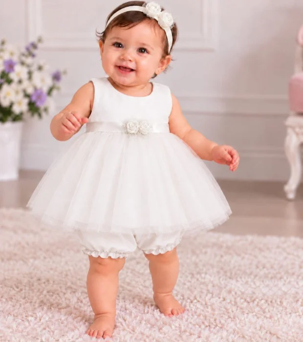 Vestido con Bombachon y Vincha