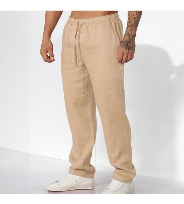Oferta Pantalón de Lino Premium con Spandex para Caballeros Talles del 2 al 6 - Imagen 2