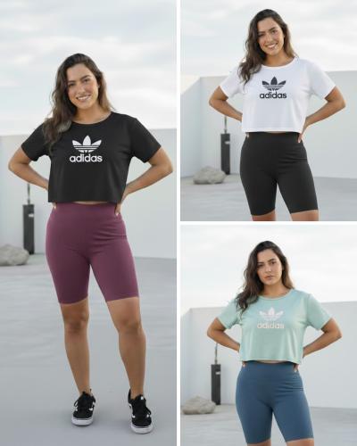 Remera Adidas Dryfit Crop (con Bolsa) - Miniatura 2
